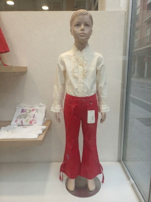 Girls' 4-piece clothing set with Galliano, Pierre Cardin, Alphabet pants