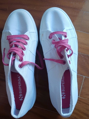 SUPERGA Wedge Platform Sneakers