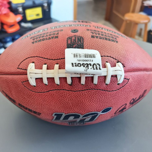 Wilson "The Duke" NFL 100 Official Game Ball new, authentic