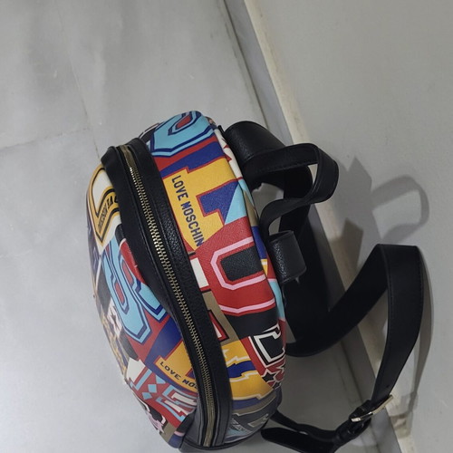 Authentic Love Moschino Multi Graphic Backpack (Excellent Condition / Like New)