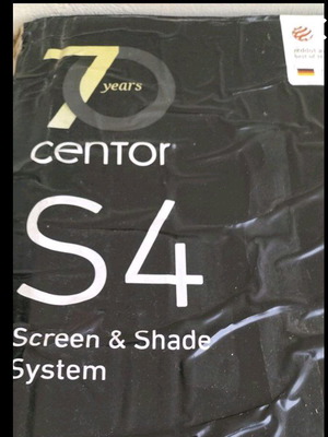 Centor S4 screen and shade system new