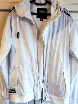 Αντιανεμικό jacket Superdry Japan καινούργιο, λευκό Medium