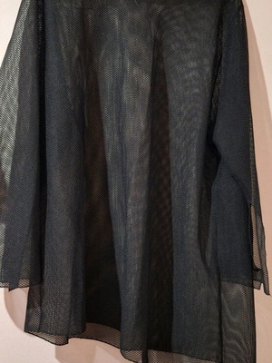 Black spiderweb blouse large sizes new, XXL