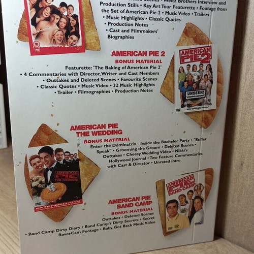 American Pie 4-Play DVD set like new with English subs