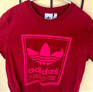 Adidas Μπορντό T-Shirt