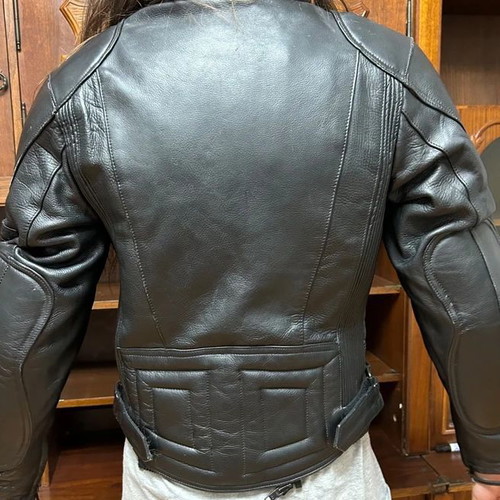 Γυναικείο δερμάτινο μπουφάν μηχανής Just Bikers medium σαν καινούργιο