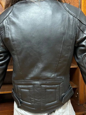 Γυναικείο δερμάτινο μπουφάν μηχανής Just Bikers medium σαν καινούργιο