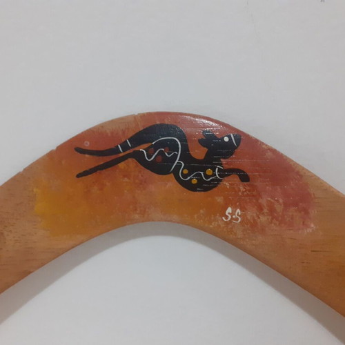 Handmade Australian boomerang like new, hand-painted