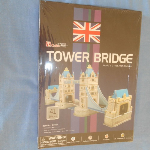 3D Puzzle Tower Bridge new, 41 pieces
