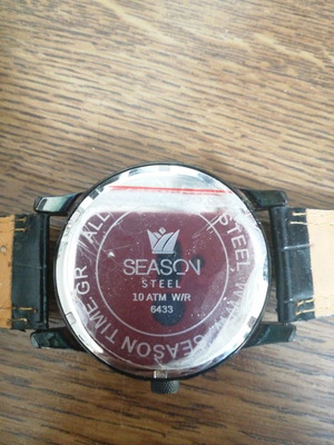 Season Time ρολόι καινούργιο με μικρή φθορά στο λουρί ανδρικό