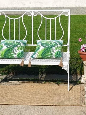 Garden bench handmade wrought iron new