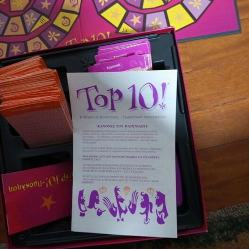 Top10 board game used
