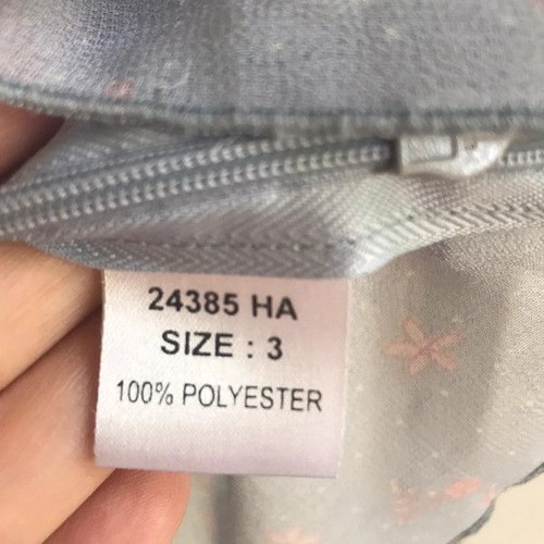 Women's transparent blouse used, gray and pink, size XL