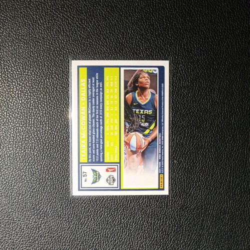 2025 Panini Donruss WNBA Teaira McCowan Holo card like new