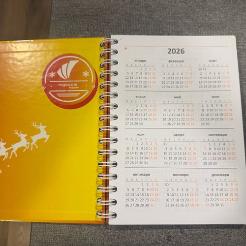 Spiral notebook new, branded with REGIOKOM