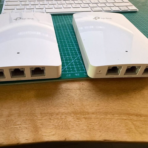 TP-Link EAP615-Wall Omada WiFi 6 AX1800 In-Wall Access Points used, pack of 2
