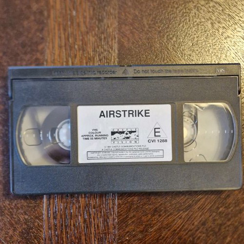 Air Strike video cassette used, documentary 1991