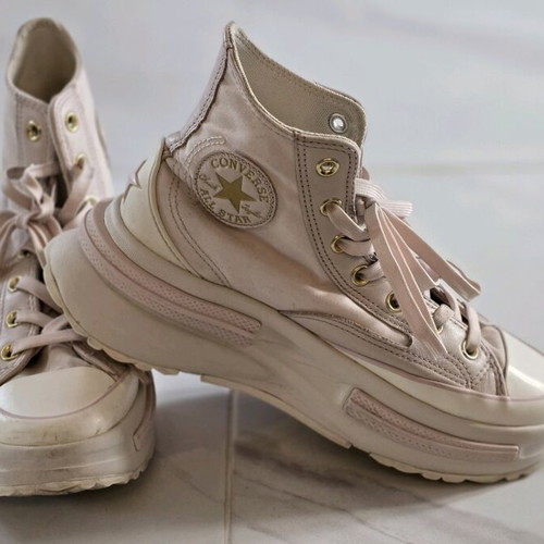 Converse Run Star Legacy CX Platform sneakers used, pink beige, size 40