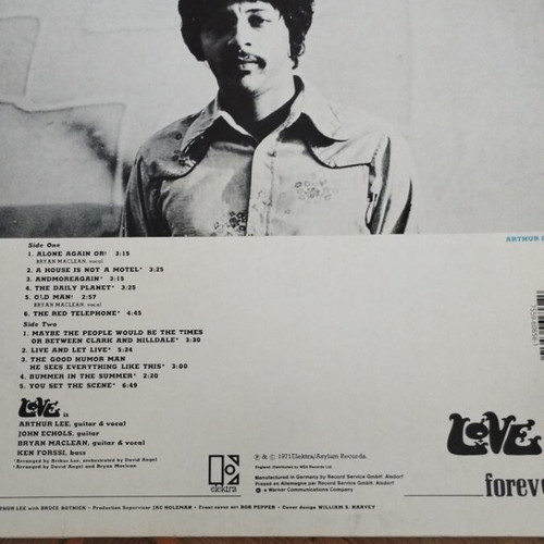 Love Forever Changes LP album used, rock