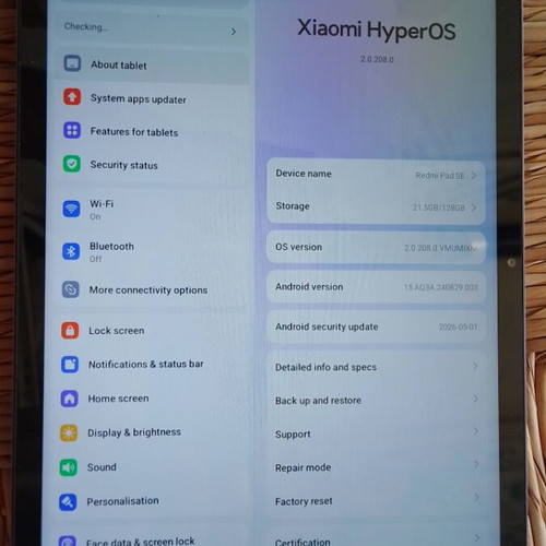Xiaomi Redmi Pad SE 11" 6GB RAM 128GB Lavender Purple like new