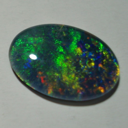 Australlian Opal Doublet 3.340 ct new, size 14x10 mm
