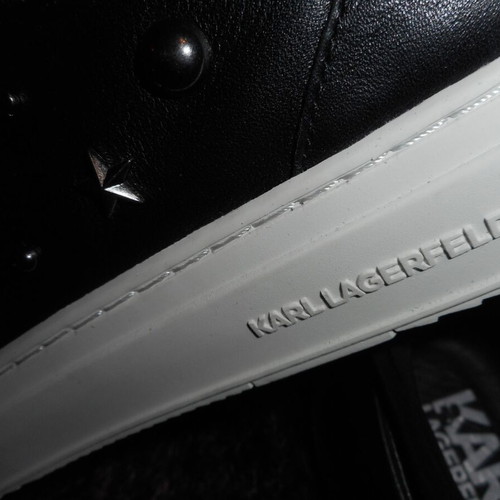 Karl Lagerfeld Kupsole Eclipse Stud Lace Sneakers black new size 46