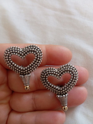 Anne Chez vintage clip-on earrings, 1980 France