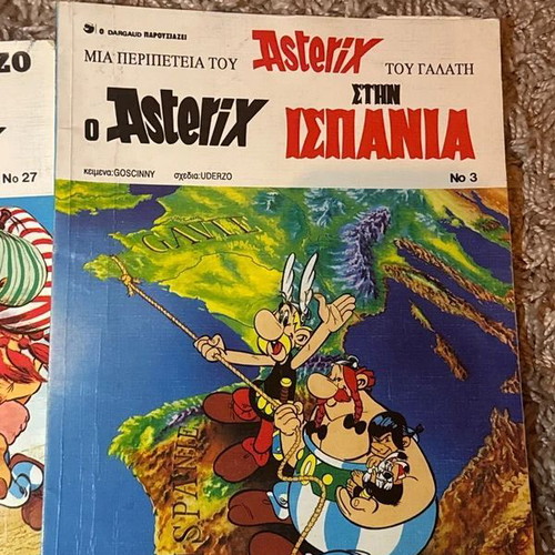 Asterix comics used, set of 6 issues