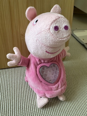 Peppa Pig plush toy with sounds, bedtime, 25 cm