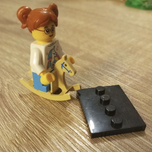 Lego minifigure Rockin horse rider series 24 like new
