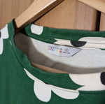 Compania Fantastica green floral short dress small like new