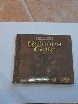 Baldur's Gate PC cd-rom game used, retro role playing