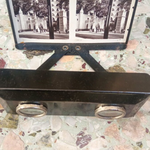 French stereoscope 1930 used with 50 cards