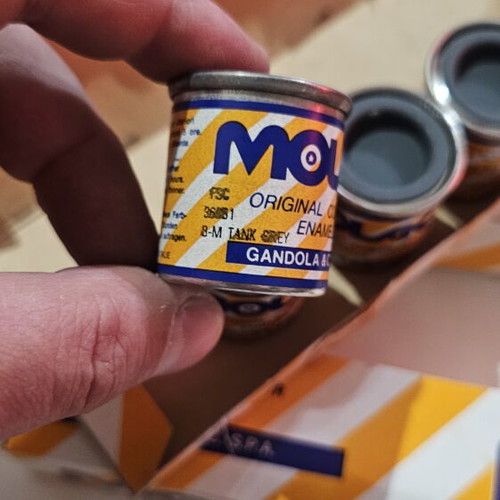 Molak Vintage Original Colour Enamel Paints set of 6 like new