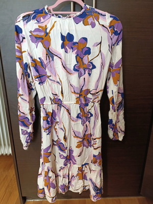 Lascana dress new, white multicolor, size M