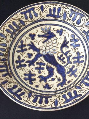 Διακοσμητικό Πιάτο Majolica Ιταλίας Fernando Rava Faenza μεταχειρισμένο