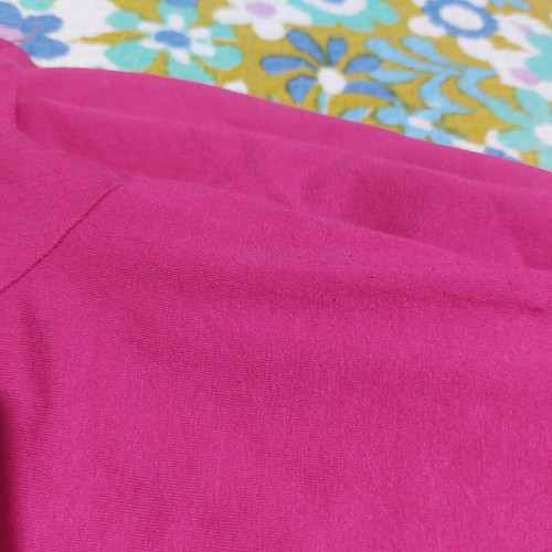 Fuchsia blouse, soft elastic fabric