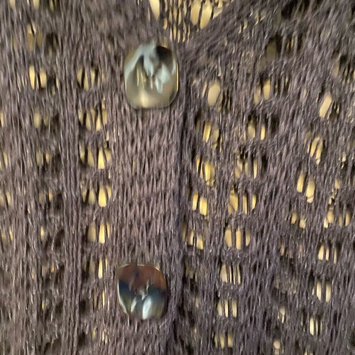 Navy Blue Perforated Cardigan like new, size M