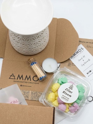 Relax Starter Kit Gift Set with Burner and 1 Scent, New