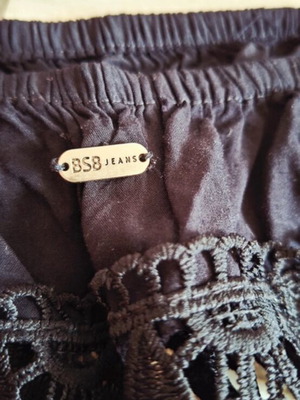 BSB knitted top with sleeve like new, black, size S