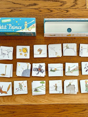 Mémo Le Petit Prince memory board game new, 48 pieces, Gallimard Jeunesse