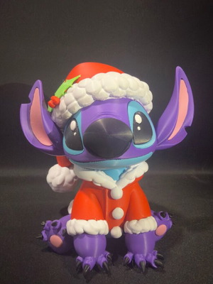 Stitch with Santa Claus Costume Christmas Edition new