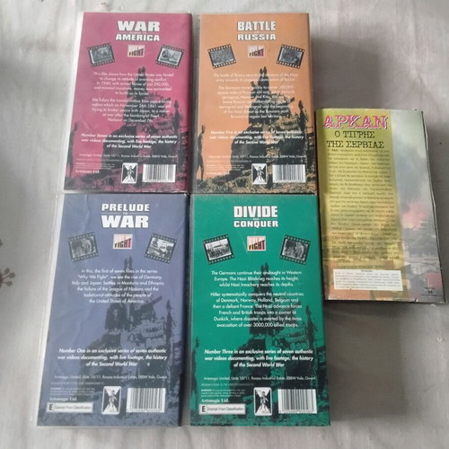 VHS 11 war documentaries like new