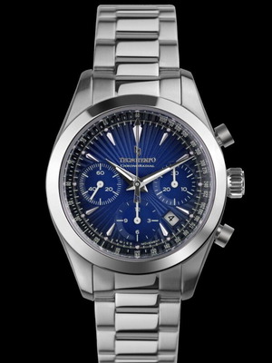 Tecnotempo ChronoRadial Limited Edition Αυτόματο Ρολόι 40mm Μπλε Ασημί