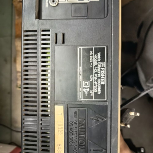 Fisher FVH 7205S video used for spare parts