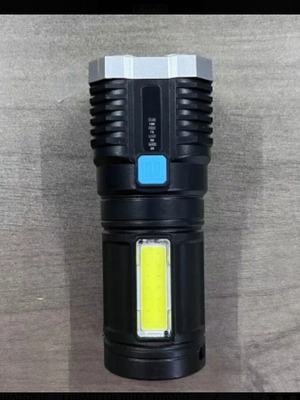Rechargeable flashlight like new with multifunctional lighting and USB charging