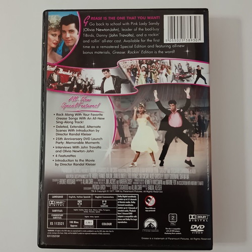 Grease 2 2 Disc Rockin' Edition DVD used, with subtitles