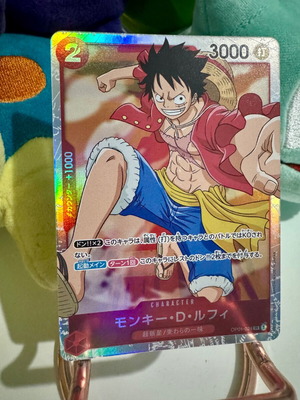 One Piece TCG Luffy Romance Dawn like new, Japanese