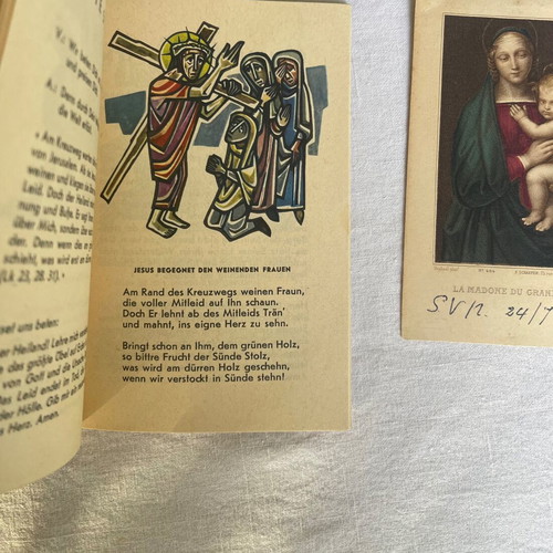 Set of religious items used, 18 pieces