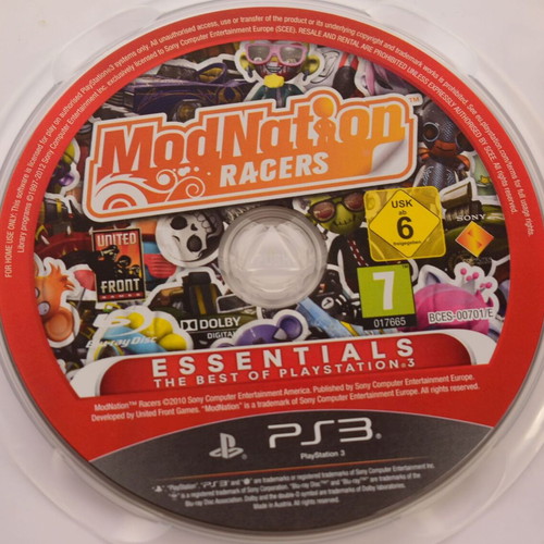 ModNation Racers PS3 game like new, racing kart creative